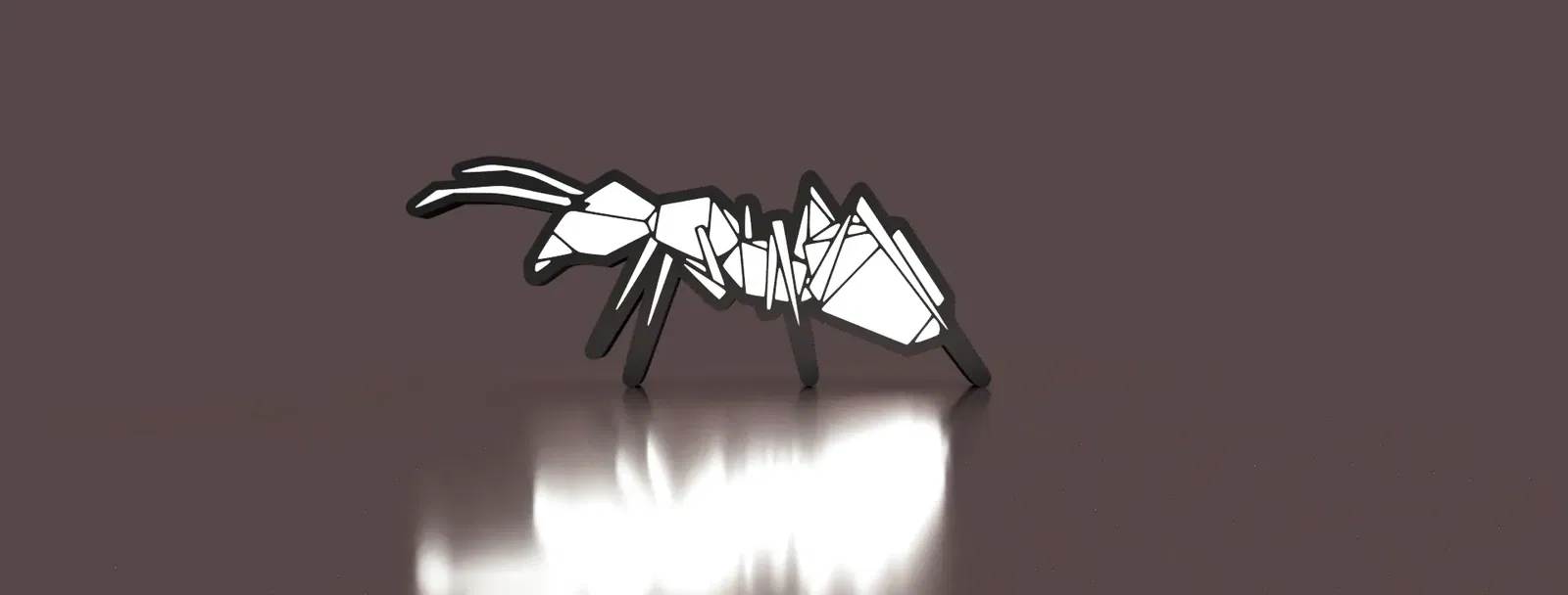 Đèn bàn hình con kiến bằng origami - Image 1