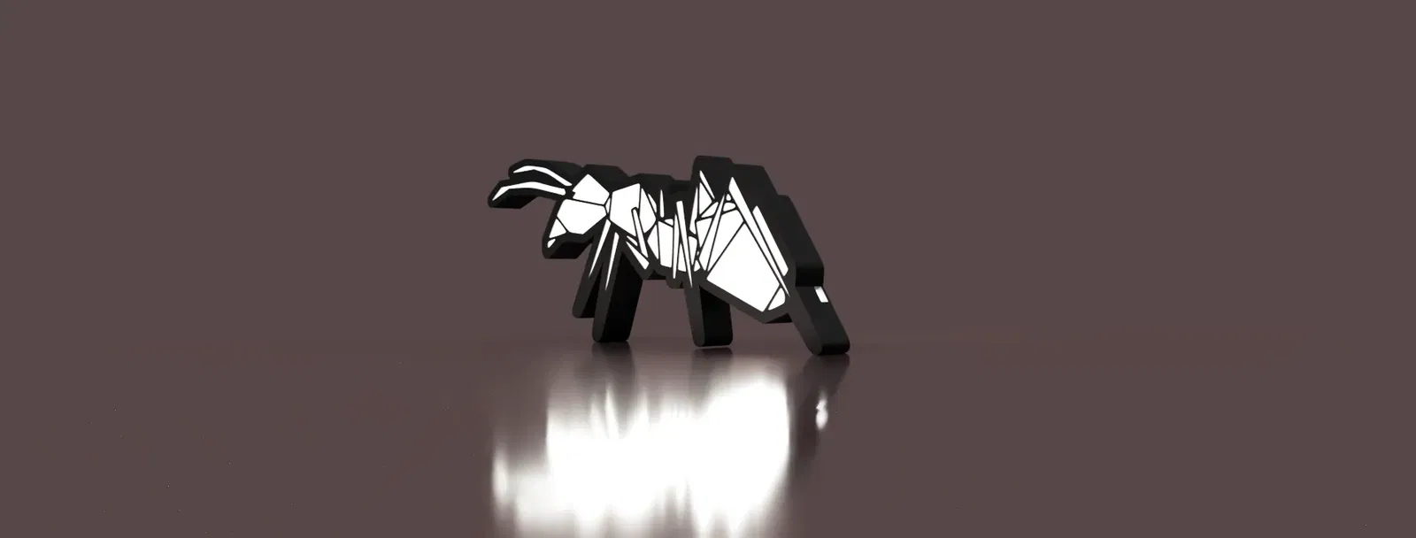 Đèn bàn hình con kiến bằng origami - Image 3