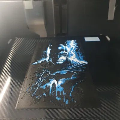 Chân dung Batman in 3D với chi tiết tinh xảo