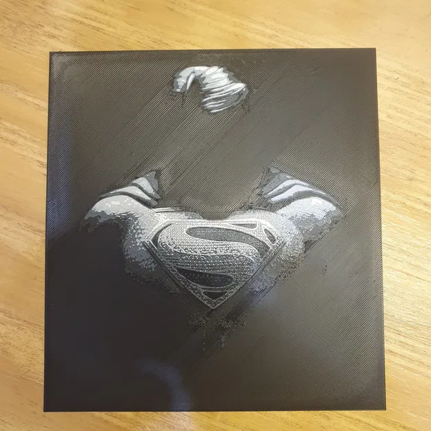 Chân dung Superman in 3D với chi tiết tinh xảo - Image 3