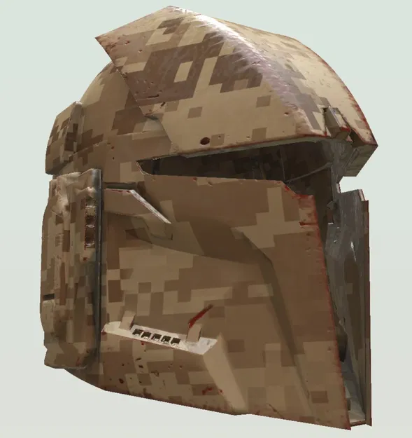 Mũ bảo hiểm ý tưởng Mandalorian "Beskvinn" của Red Star - Image 3