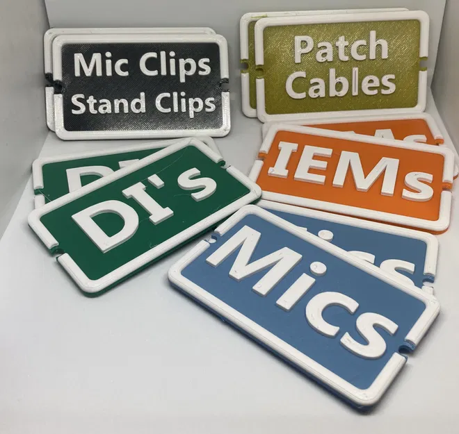 Nhãn âm thanh cho hộp âm thanh và thiết bị thu âm - Image 1