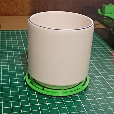 Đế lót cốc thiết kế mê cung nhỏ 86x4mm