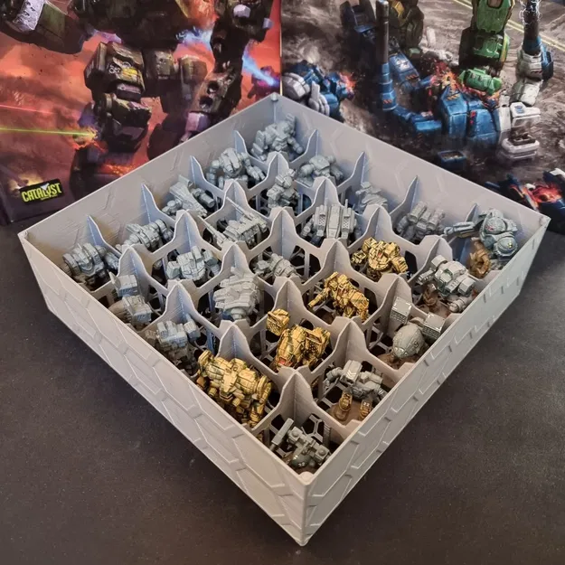 Khay đựng mô hình Battletech xếp chồng 5x5 cỡ thường - Image 1