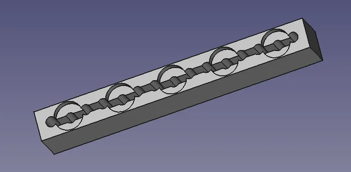 Giá đỡ cho 5 đèn LED hai màu 3mm - Image 1