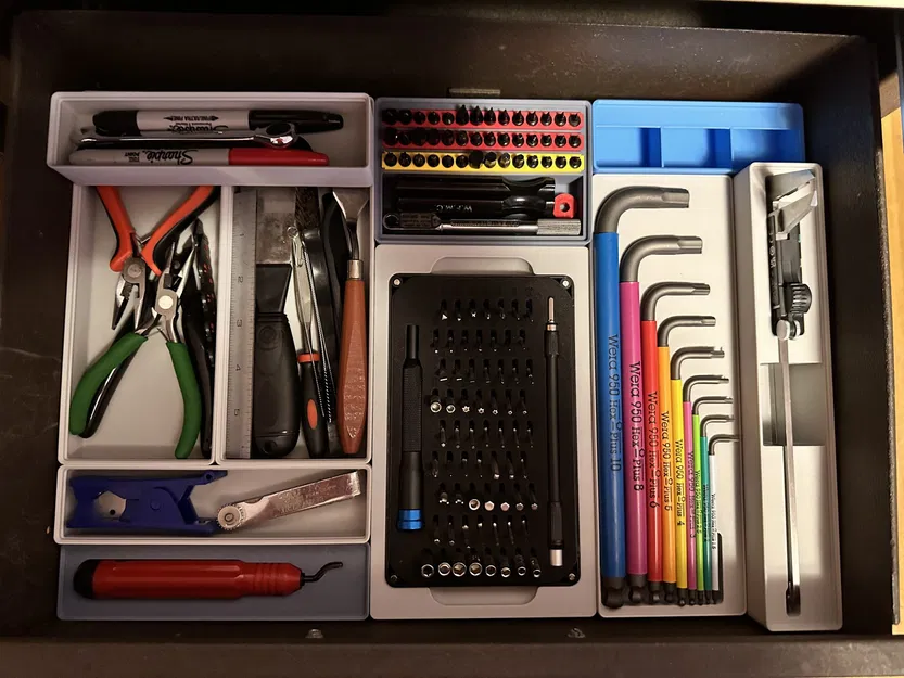 Giá đỡ Gridfinity cho bộ dụng cụ Mini-Ratchet Super Deluxe - Image 2