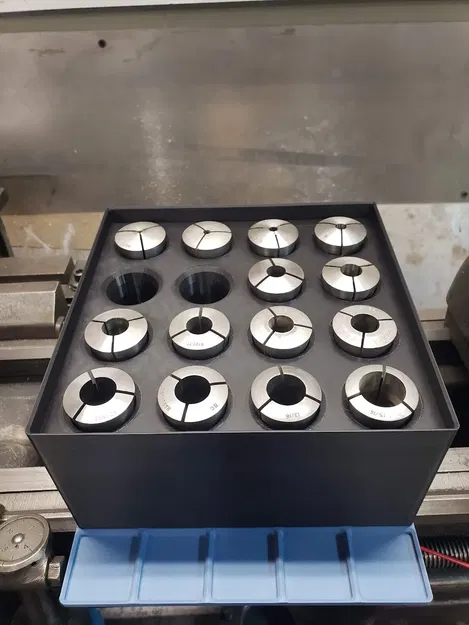 Giá đỡ collet 5C tương thích với Gridfinity - Image 1