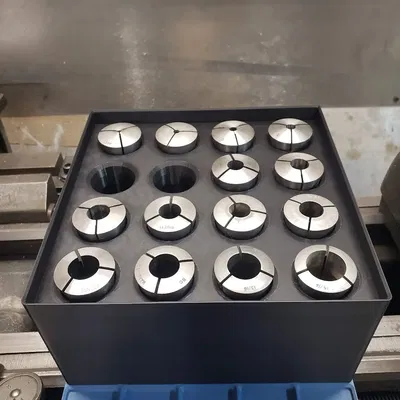 Giá đỡ collet 5C tương thích với Gridfinity