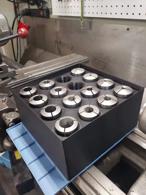 Giá đỡ collet 5C tương thích với Gridfinity - Image 2