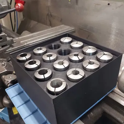 Giá đỡ collet 5C tương thích với Gridfinity