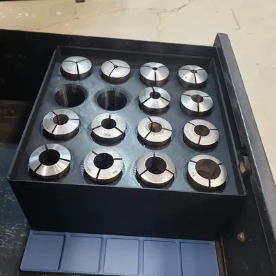 Giá đỡ collet 5C tương thích với Gridfinity