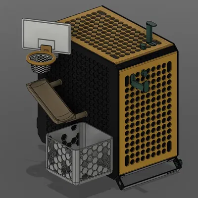 Giỏ rác bóng rổ giấy cho Qube 500