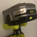 Giá đỡ pin Ryobi 18V gắn tường bằng một ốc vít - Thumbnail 1