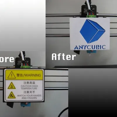 Biển hiệu cho đầu in máy in 3D Anycubic Mega S