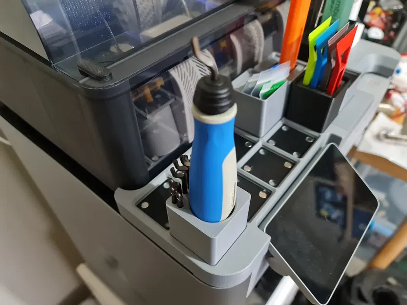 Giá đỡ công cụ và lưỡi dao mài Gridfinity - Image 1