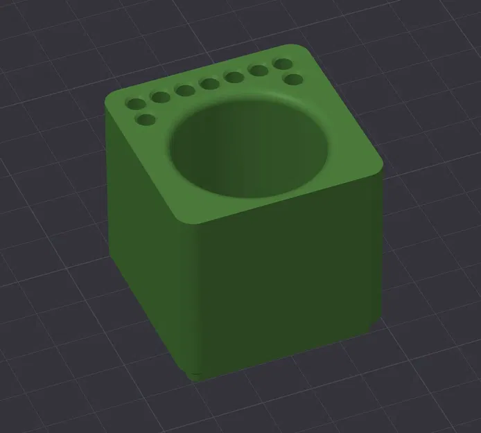 Giá đỡ công cụ và lưỡi dao mài Gridfinity - Image 2
