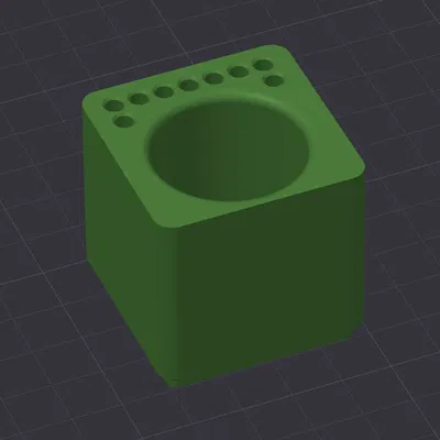 Giá đỡ công cụ và lưỡi dao mài Gridfinity