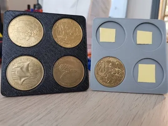 Giá đỡ cho 4 đồng xu của đồng tiền Paris - Image 3