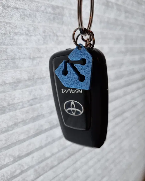 Móc khóa HomeAssistant với logo mới và cũ - Image 2