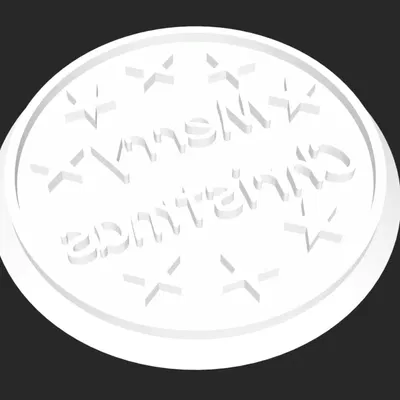 Dấu ấn bánh quy Giáng Sinh vui vẻ