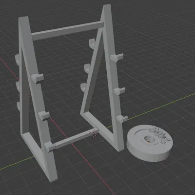 Giá đỡ bút chì hình dạng giá đỡ tạ