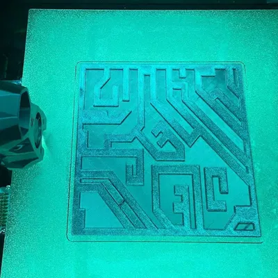 Bảng treo cảm hứng từ kiến trúc Precursor trong Subnautica