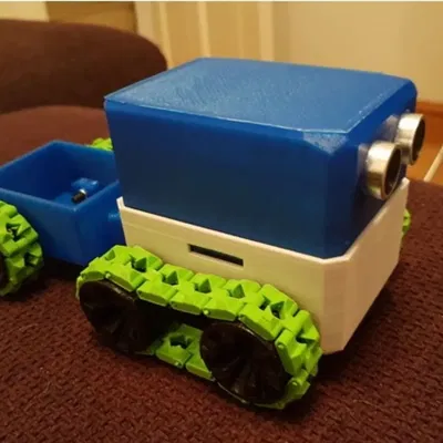 Rover Otto DIY với bánh xe và đường ray SMARS