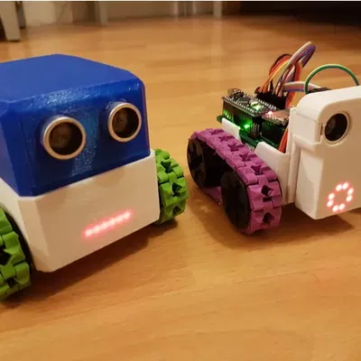 Rover Otto DIY với bánh xe và đường ray SMARS