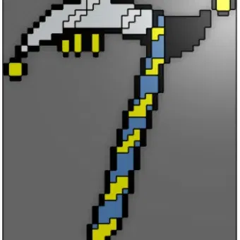 Dao quỷ Devilsknife trong thế giới 3D cao 0.4cm