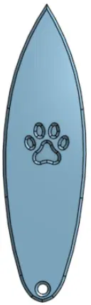 Bảng lướt sóng mini 3D cao 0.2cm - Image 1