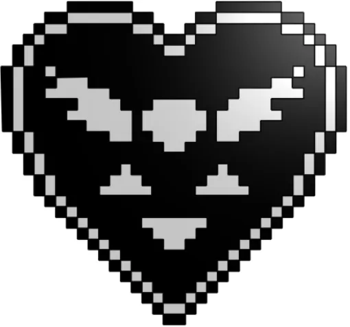 Biểu tượng Deltarune 3D cao 0.4cm - Image 1