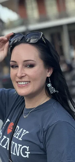 Bông tai mèo xương hai màu cho mùa Halloween - Image 3