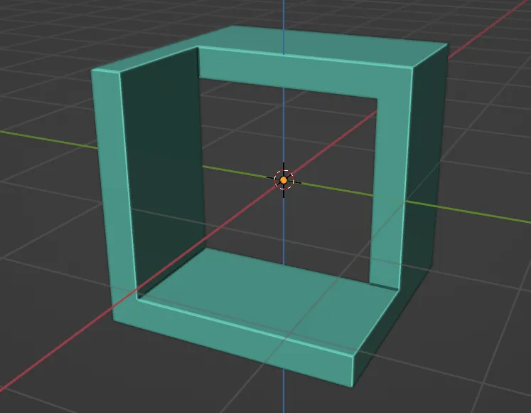Lỗ vuông trong thiết kế đồ họa 3D sử dụng Blender - Image 1
