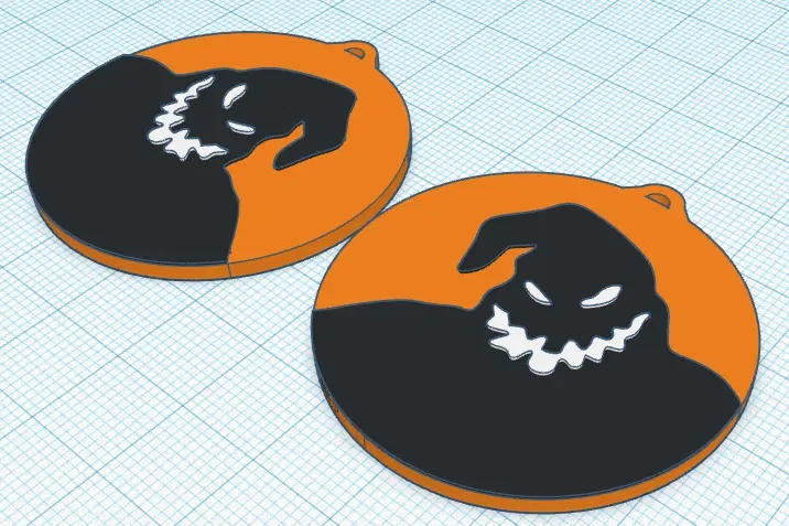 Bông tai ba màu Oogie Boogie cho mùa Halloween - Image 2