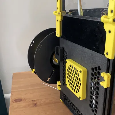 Bảng điều khiển sau Voron V0.2 với quạt MCU 8010