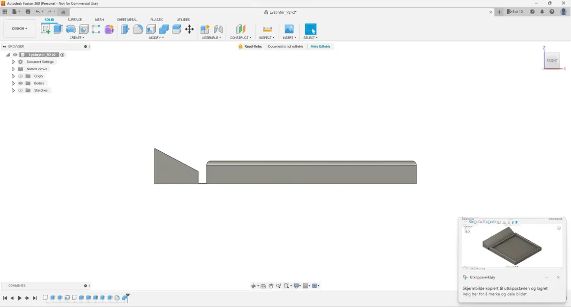 Nút bấm TRÅDFRI thông minh màu trắng gắn dưới công tắc đèn - Image 1
