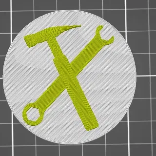 Biển hiệu xưởng làm việc nghệ thuật và thiết kế