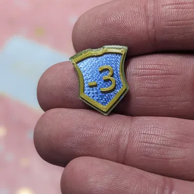 Token Lorcana phong cách The Shield