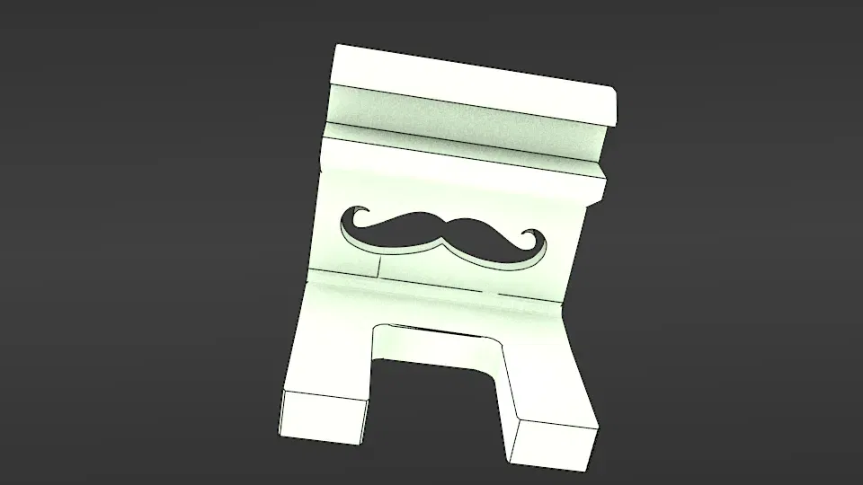 Giá đỡ dao cạo cho kệ kính dày 5mm - Image 2