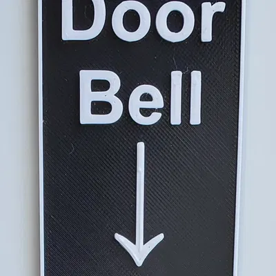 Biển báo chuông cửa cho camera Nest