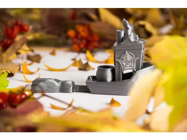 Ghế bench phù thủy Halloween độc đáo - Image 1