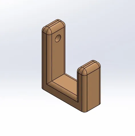 Móc treo có lỗ cho vít với kích thước nhỏ gọn - Image 1