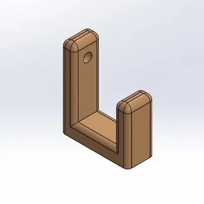 Móc treo có lỗ cho vít với kích thước nhỏ gọn