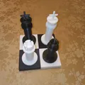 Bộ cờ vua in 3D đơn giản - Thumbnail 1