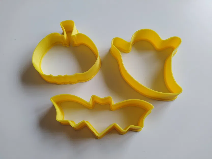 Cutter bánh quy Halloween hình dơi, bí ngô và ma - Image 2