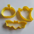 Cutter bánh quy Halloween hình dơi, bí ngô và ma - Thumbnail 2
