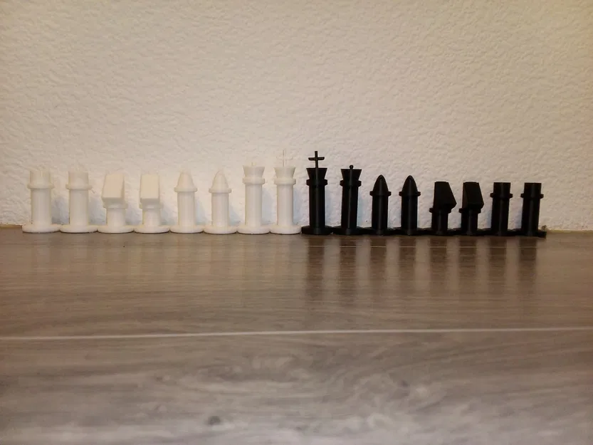 Bộ cờ vua in 3D đơn giản - Image 2