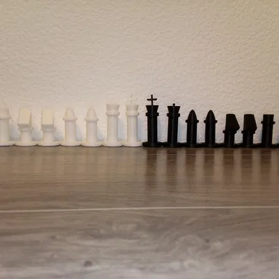 Bộ cờ vua in 3D đơn giản