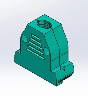 Vỏ cho kết nối D-Sub 15 với đường kính cáp 8mm - Image 2