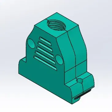 Vỏ cho kết nối D-Sub 15 với đường kính cáp 8mm